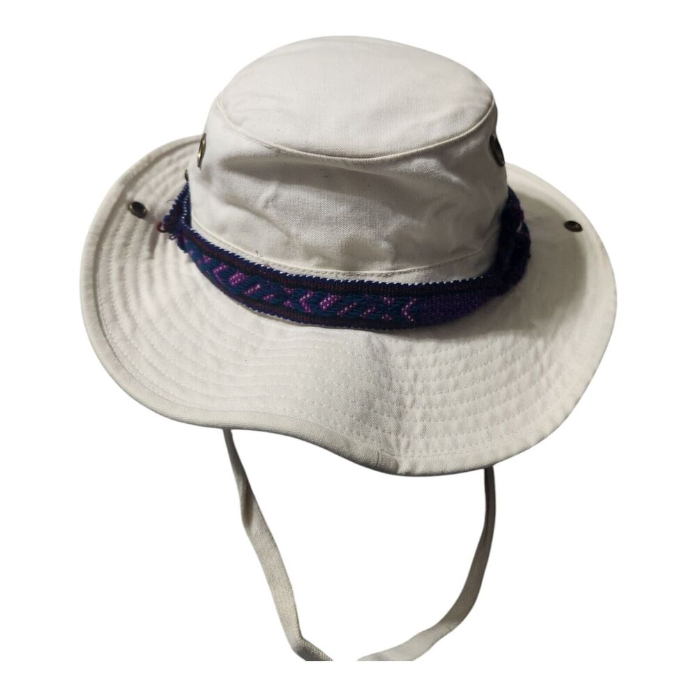 Tilley Endurables Cotton Duck Sun Hat White Boonie Hiking Safari Hat Made Canada